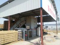 hydraulic horizontal straw baler with belt conveyor