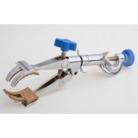 Ni/Cr Plated Die-cast Alloy Four Finger  Lab Clamp with Cork Lined Interlocking Jaws