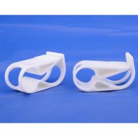 Plastic Feeding tube clamp Single Position and Adjustable Open to Complete Closure Clamp