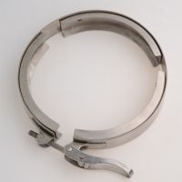 Stainless Steel Quick Release Clamp for flat-flange joints Lab Reaction Vessels/Flask Clamp