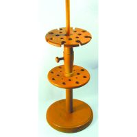 Wood Rotary Pipette Stand Rack Holder