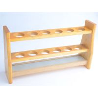 Hard Wood Tube Rack Stand  Nessler Tube/Test Tube Rack