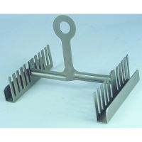 Microbiology Stainless Steel Staining Rack 10 Slides
