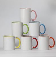 11oz plain white ceramic mug