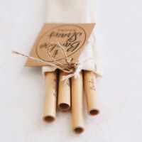 Natural Reusable Bamboo Straws