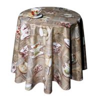 European Style Non-woven Plastic Lace edging Table Covers Tablecloth