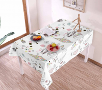 PVC Three Layer Heavy Duty Plastic Table Covers Tablecloth Wholesale W