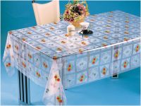 beautiful design high quality hot sale pvc plastic clear embossed tablecloth