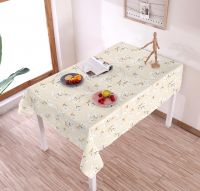 fashion design european style table cloth printed pvc tablecloth