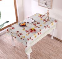 fashion design european style table cloth printed pvc tablecloth