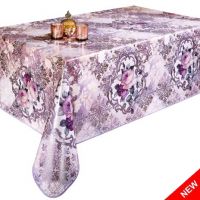 European Style Non-woven Plastic Lace edging Table Covers Tablecloth