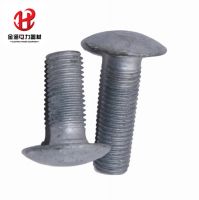 Grade 4.8 Carbon Steel Round Head Carriage Bolts Hot Galvanized