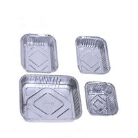 High Quality Disposable Aluminum Foil Container For Restaurant Tray Aluminum Dish Tray Pan