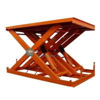 workshop hydraulic scissor lift small goods lift hoist