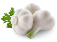 pure white garlic