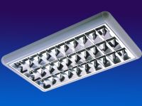 stainless louver fluorescent fixture