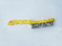 Sell wire BRUSH WITH PLASTIC HANDLE