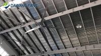 hvls industrial ceiling fan with permanent magnet servo motor alloy blades