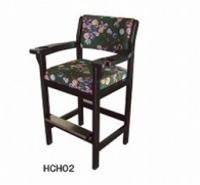 Spectator Chair/ Solid wood structure/cloth seat cusion