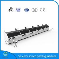 automatic six colors silk screen printing equipment
