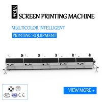 Automatic five colors screen printer