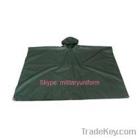 Sell digital camouflage square raincoat poncho military raincoat ponch