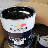 Car Paint Excellent Hiding Power1K Basecoat Deep Black Automotive Spraying Coating for Body Repair