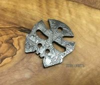 Damascus Steel Skull Pendant Necklace Ghost Rider Fashion Gift PND-SKL