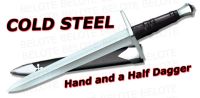 Cold Steel 13" Hand and a Half Dagger + Scabbard