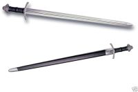 Cold Steel Viking Sword 30-1/4" 1055 Carbon Steel Blade With Scabbard