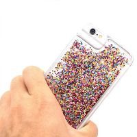 Dynamic glitter power mobile phone case