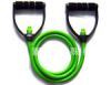 Sell tubing exerciser with "D" handles