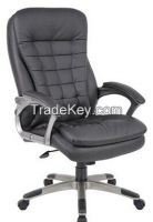 leather and mesh office chair