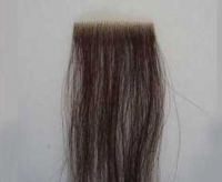 Human hair skin weft