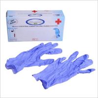 Powder free nitrile examination gloves