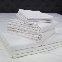 White bedsheets