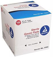 Surgical paraffin gauze dressing