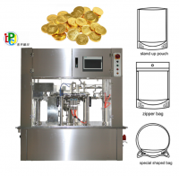 Chocolate Candy Biscuit Automatic Plastic Pouch Packaging Machine