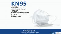 Kn95 respirator: 5-layer non-woven dust-proof and breathable disposable respirator built-in nose beam stock