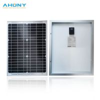 monocrystalline solar panel 20w A grade solar cell for 12v off grid lithiumg battery door gate marine floating light application