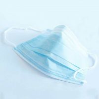 CE certificated Non Woven 3 Ply Disposable Virus Protective Face Mask With Earloop