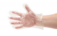 20000 PCS Plastic Disposable Gloves, Transparent, One Size Fits Most, by Brandon-super