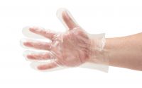 Clear Powder Free Cast Polyethylene Gloves