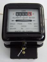 Sell single phase energy kwh meter DD17