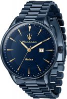 Solar Blue 45mm Blue Stainless Steel Men's Solar Watch (Battery Free) R8853146003