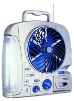 Sell Emergency Light- 8 inch Rechargeable fan with Lamp&Music(RN-286C)