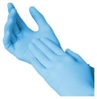 Top quality Hospital blue disposable nitrile custom gloves with factory price