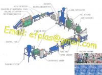PET Bottle Recycling and Washing Line