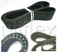 Sell double teeth rubber timing belt
