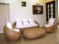 WATER HYACINTH SOFA SET WASF-004